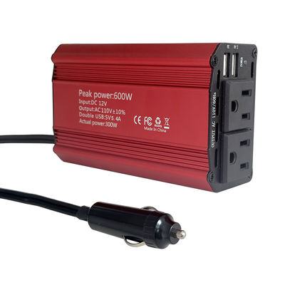 良い価格 Universal Socket DC 12V 24V To AC 220V Modified Sine Wave Mini Power Inverter 300W 300Watts Converter Adapter Portable Car Inverter With Charger オンライン