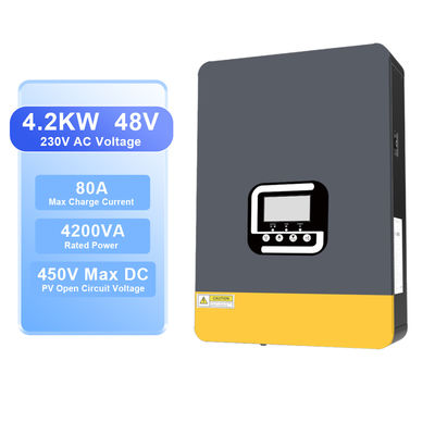 良い価格 4.2kW 24V ハイブリッドソーラーインバーター、MPPTチャージコントローラー付き オンライン