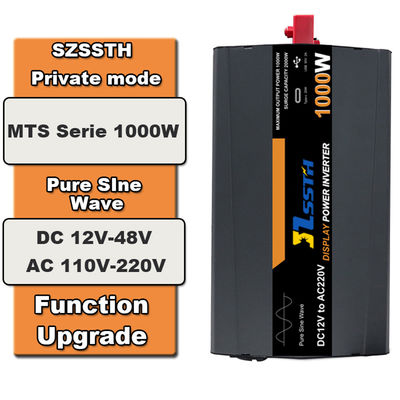 1000w 1kw 純正弦波インバーター DC 12V 24V AC 110V 220V 230V USB2.4AタイプC