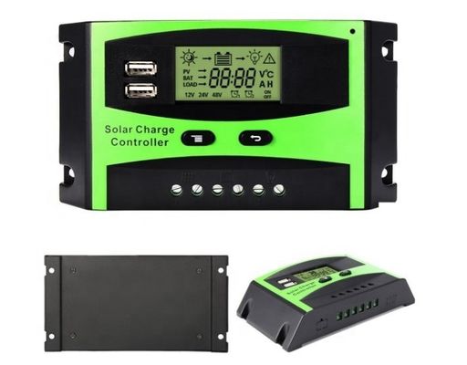 手動 10A 50A 60A 20A 30A PWM 太陽電池充電器制御器 24V 12VDC出力電球