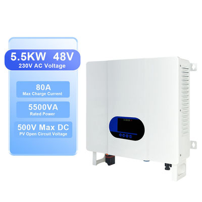 5.5kw 5.5kva 太陽光ハイブリッドインバーター 充電器 24V 48V DCから 220V AC 純正弦波
