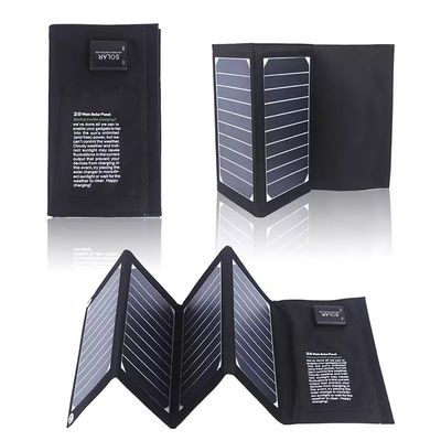 太陽電池 20w 折りたたむ太陽光パネル 軽量 キャンピング 太陽光パネル