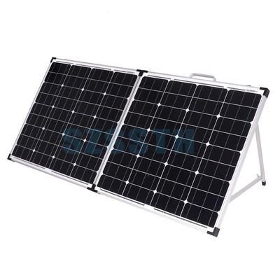 5.56A ガラスの折り畳み式太陽光パネル 250W 300W ポータブルモノクリスタル太陽光パネル