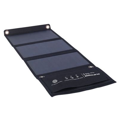 携帯用21W折りたたむ太陽光パネル充電器 携帯電話用 DC USB出力 670*270*20mm
