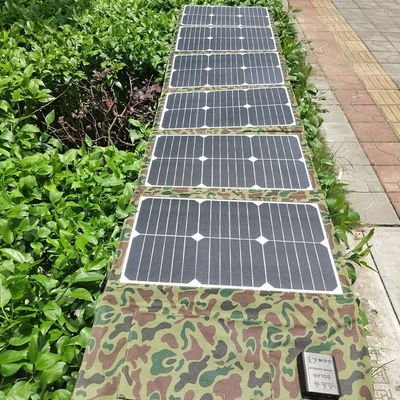 携帯式折りたたみ太陽光パネル 120w 100w 折りたたみ太陽光パネル 屋外ハイキング用