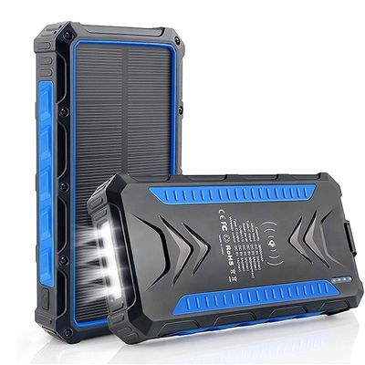 急速充電 無線太陽光発電 バッテリーバンク 30000mAh 高容量
