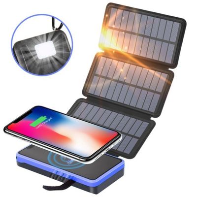 高容量50000mah 太陽電池 折りたたむ太陽電池 LEDライト付き