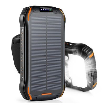 26800mAh 携帯ソーラーパワーバンク 無線機能 IPX7 防水
