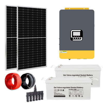 2kw ホームオンオフグリッド太陽光発電システム 120V/220V/230V/240V 調整電圧
