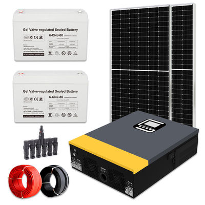 1kw オフグリッド太陽光発電システム モノ結晶シリコン太陽光パネル