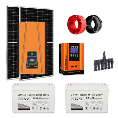カスタマイズされた 1KW 太陽光発電システム 家庭用太陽光発電システム 50Hz/60Hz