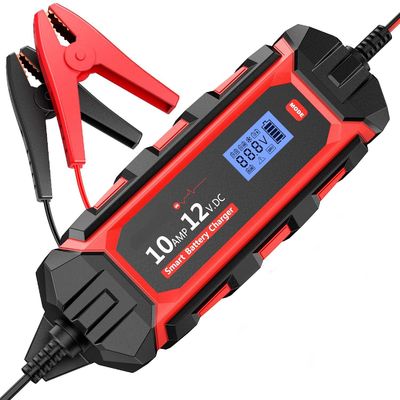 IP65 12V 10A ポータブル 自動車 バッテリー 充電器 1M ケーブル 長さとジャンプ スタート