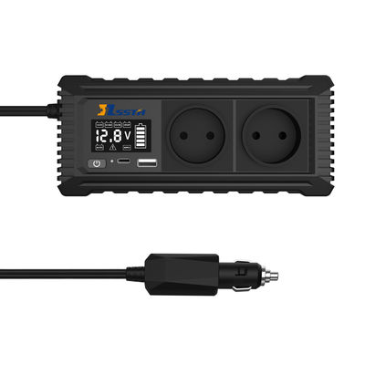USBプラグとソケット付きの12Vから110Vの220Vの車用電源インバーター
