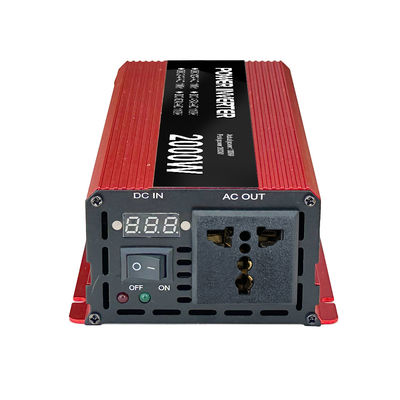 1000W 2000Wピーク 12V 24V 48V 60V 超負荷保護付き純正弦波電源インバーター
