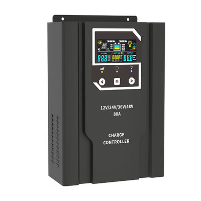 80A MPPT 太陽光パネル 調節器 LCD スクリーン 太陽電池充電制御器