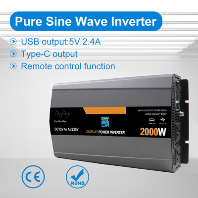 良い価格 2000W 正弦波インバーター – DC 12V/24V/48V to AC 110V/220V オンライン