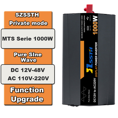1kW 純粋正弦波ソーラーインバーター 12V/24V - 110V/220V 2000Wピーク