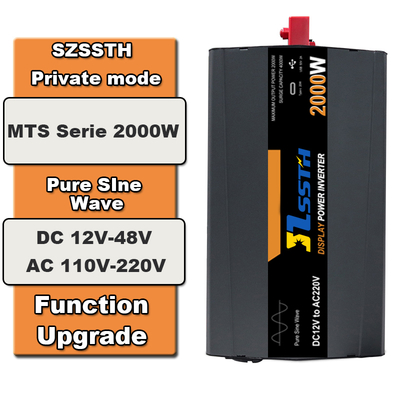 2000W 純正弦波太陽光インバーター 12V/24V から 110V/220V