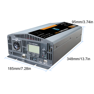 1kW オフグリッドソーラーインバーター 12V/24V DC to 110V AC 純粋正弦波
