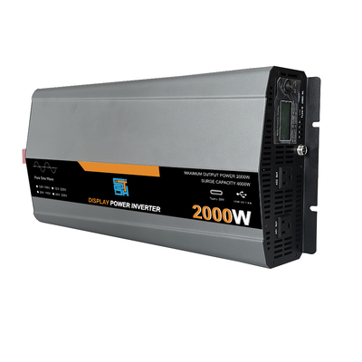 2000W 12V/24V から 110V/120V 純正弦波電源 ソーラーインバーター