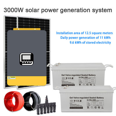 良い価格 High Quality 3KW Off Grid Solar System with MPPT Controller – Adjustable Voltage 100V–240V オンライン