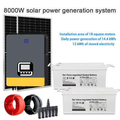 良い価格 High Efficiency 8KW Solar Energy System for Home – Multi-Voltage 100V to 240V Output オンライン