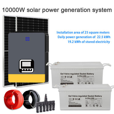 良い価格 Home Power Solution: 10KW Hybrid Solar System with GEL Battery Storage to Prevent Power Outages and Maximize Solar Energy オンライン