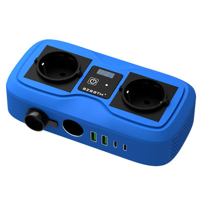 良い価格 200Wの車用電源インバーター,LCDディスプレイと二重の点火器プラグ,2つのUSBポートとAC出口,12Vから220Vの修正シナス波 オンライン